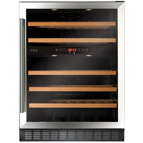Wine cabinets are a great alternative to wine racks as a way to store your wine collection. CDA 600mm Stainless Steel Freestanding Under Counter Wine ...