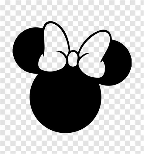 Minnie Mouse Drawing Black And White Transparent Png