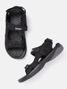 Roadster Men Black Sports Sandals Buy Roadster Men Black Sports