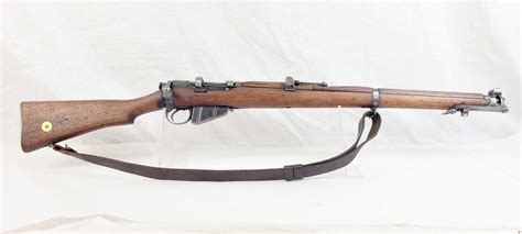 1915 Dated Smle No1 Mk3 Bolt Action Rifle With Original Leather Sling