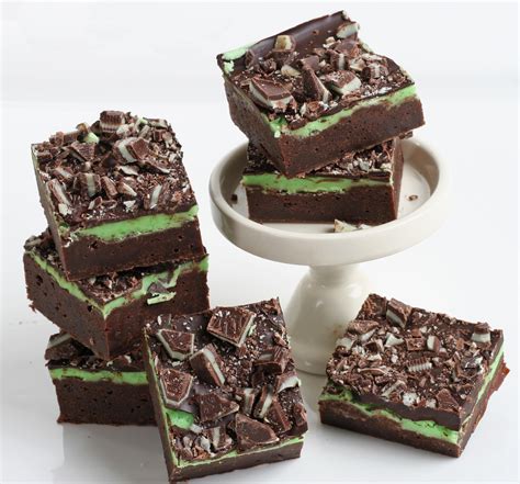 Fudge Mint Brownies Recipe Glorious Treats