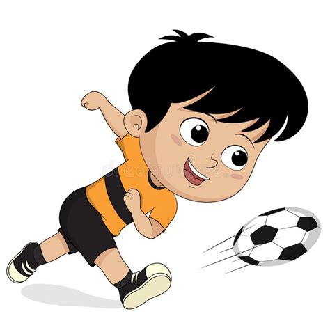 Cartoon Soccer Kidsvector And Illustration Stock Vector