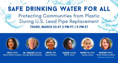 Ppc Webinar Safe Drinking Water For All Protecting Communities From