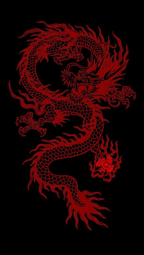 Black And Red Dragon Wallpapers Wallpaper Cave