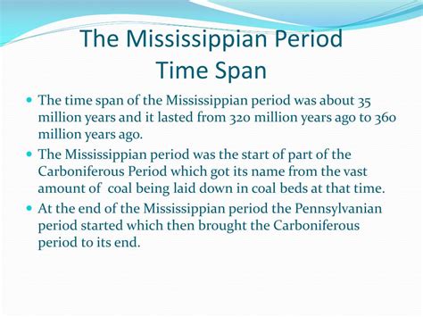 Ppt The Mississippian Period Powerpoint Presentation Free Download