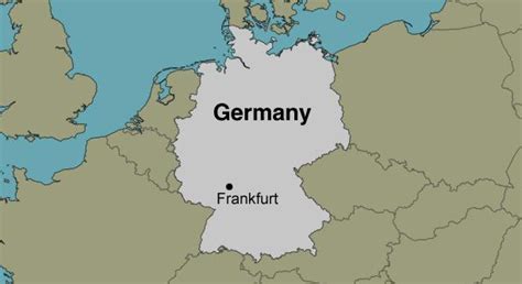 Frankfurt Germany Location Map