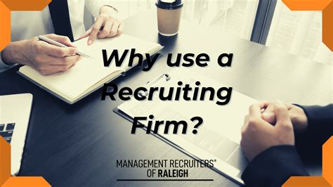 Benefits Of Using A Recruiting Firm
