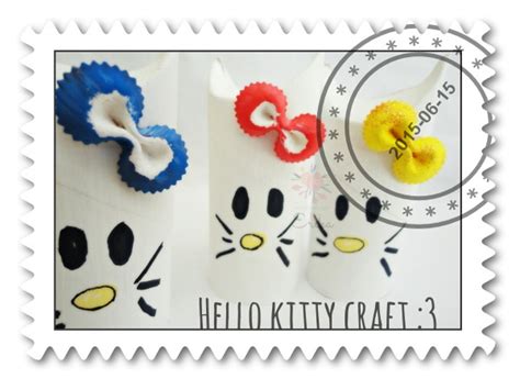 Reciclando Con Erika Hello Kitty Con Reciclaje Creativo Hello Kitty Craft