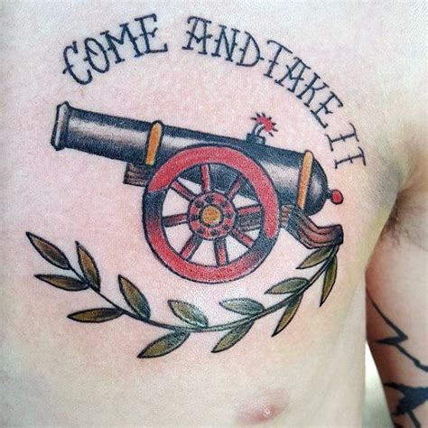 40 Cannon Tattoo Designs For Men 2024 Inspiration Guide Tattoo