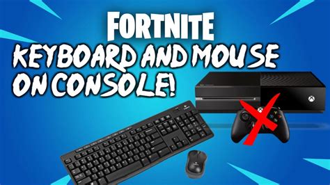 Keyboard And Mouse On Xbox Fortnite Gameplay Youtube