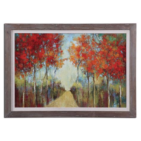 Trees Printed Framed Landscape Wall Art Mathis Brothers Furniture