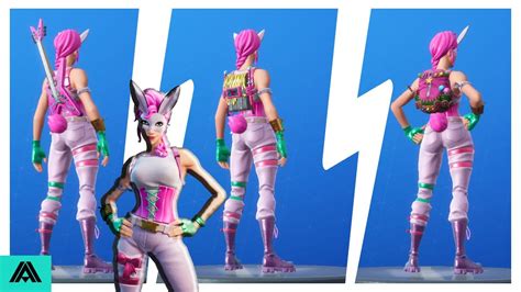 Fortnite Stella Skin Combos And Gameplay Youtube
