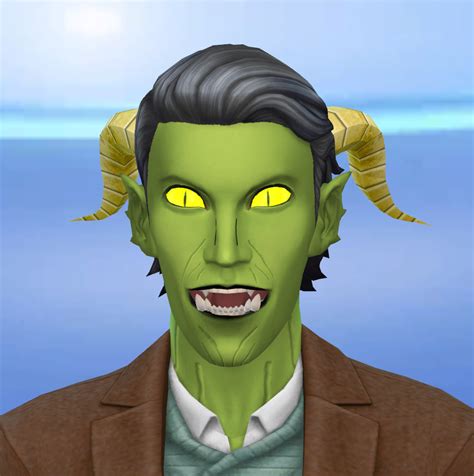 Zaneida And The Sims 4 — Double Fangs Of Trolls Face Download