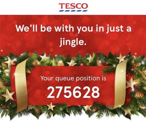 Over 275000 People Join Online Queue For Tesco Christmas Delivery Slot