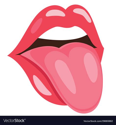 Tongue Royalty Free Vector Image - VectorStock