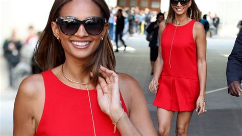 Alesha Dixon Puts On A Leggy Display And Stuns In Scarlett Mini Dress As She Steps Out To