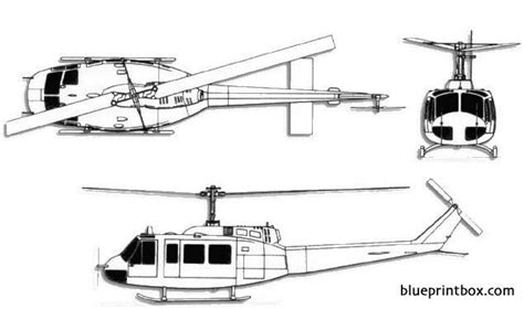 Bell 205 Uh 1d Iroquois Free Plans And Blueprints