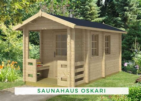 Die grundform ist frei wählbar als quadrat, rechteck oder. Saunahaus im Garten: Saunahaus Oskari | Saunahaus ...