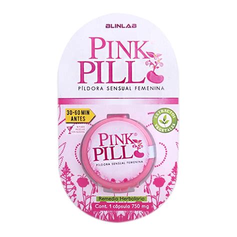 Píldora Sensual Femenina Pink Pill 750 Mg 1 Cápsula Walmart
