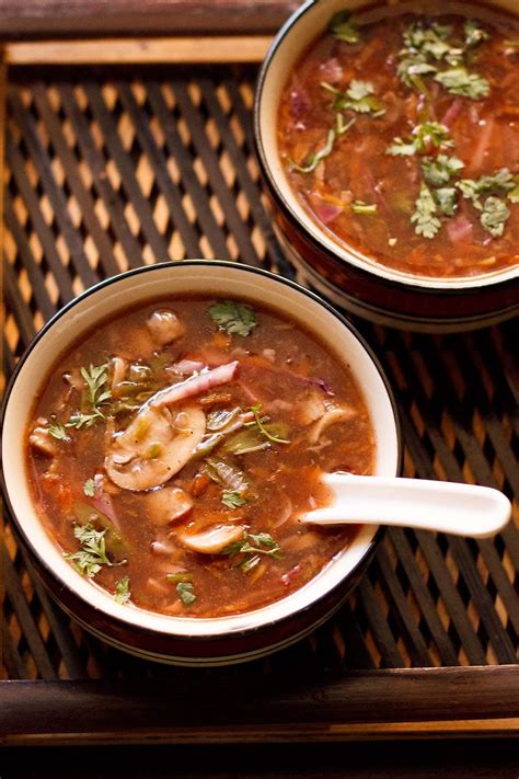 Hot And Sour Soup Spicy Veg Hot N Sour Soup Dassana S Veg Recipes