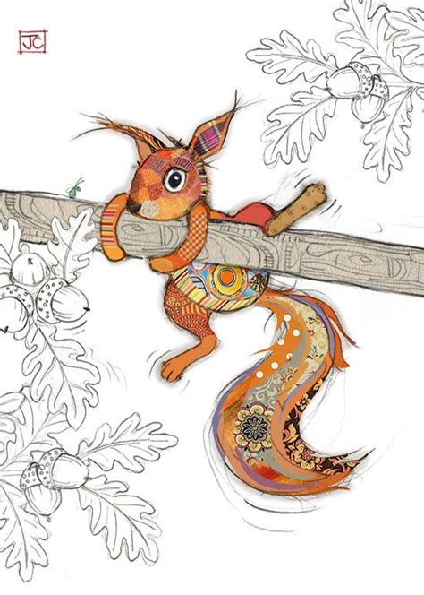 Kooks Bug Art Bug Art Squirrel Art Card Art