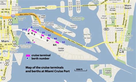 Honolulu Cruise Terminal Map