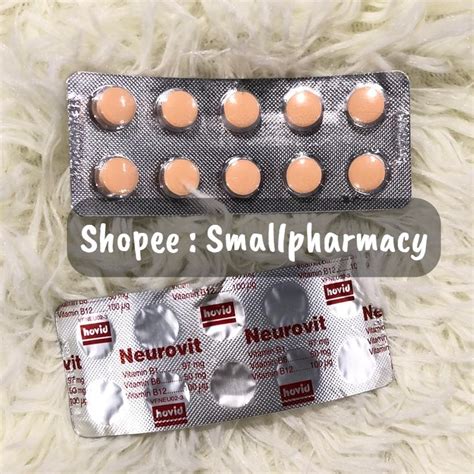 hovid neurovit vitamin b1 b6 b12 1 strips 10 tablet nerve vitamin shopee malaysia