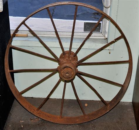 Antique Carriage Iron Wheels