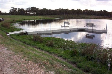 If there's a dock floating somewhere, it's usually the first thing they swim to and use as a platform for jumping in. Stock Pond Floating Docks
