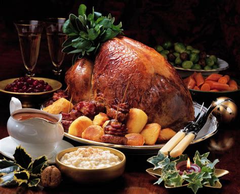 The traditional view is that we have a christmas dinner that is very much like the thanksgiving dinner although a ham is often substituted for the turkey. The Christmas Fiver: Five British Christmas Traditions ...