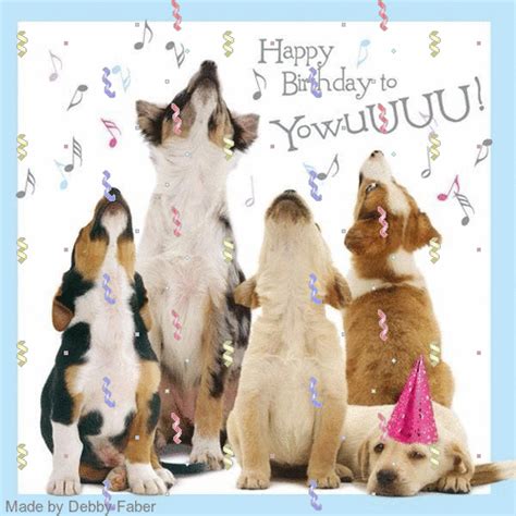 Happy Birthday Dog Animated  Morsodifame Blog