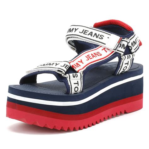 Since then, tommy hilfiger sandals have grown in popularity as bloggers from los angeles, panama, and wroclaw have discovered them. Tommy Hilfiger Denim Tommy Jeans Womens Midnight Blue ...