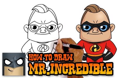 How To Draw Mr Incredible The Incredibles 2 Art Tutorial