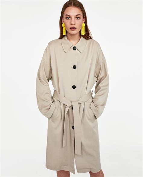 Zara Flowing Trench Coat Melania Trumps Trench Dress Popsugar Fashion Photo 30