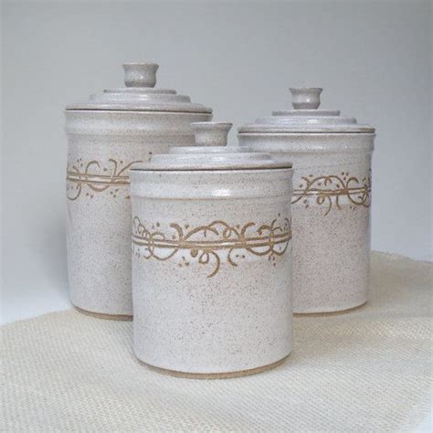Design imports dii red ceramic jar canister (set of 3) sold by virventurein an ebay marketplace seller. Pin by monica lalonde on My love of pottery | Ceramic ...