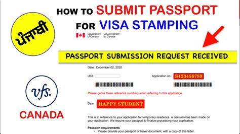 ਪਜਬ How to Submit Passport at VFS Canada for Visa Stamp Way Courier Service