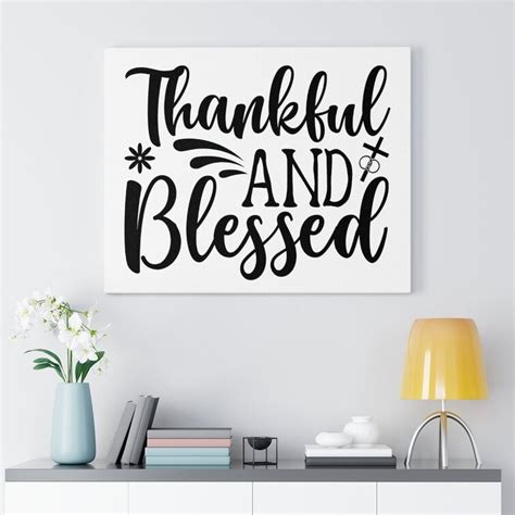 Express Your Love Ts Thankful And Blessed Christian Wall Art Print