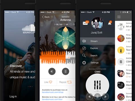 Redesign Concept Soundcloud App By Artem App Ui Ios Apps Soundcloud