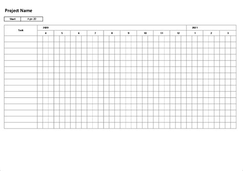 Simple Gantt Chart Template With Excel Free Download