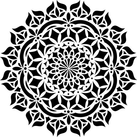Printable Mandala Stencils
