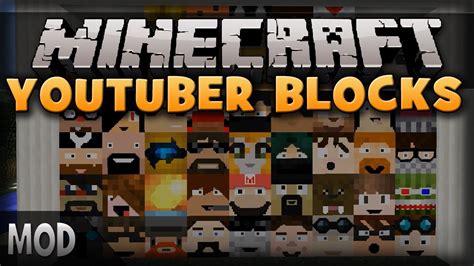 Minecraft Gain Youtuber Powers Youtuber Blocks Mod Showcase Youtube