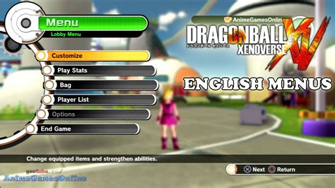 Kakarot comes with a debug menu that can be accessed on pc through a mod, allowing players to unlock some brand new playable characters. Dragon Ball Xenoverse English Menus - YouTube