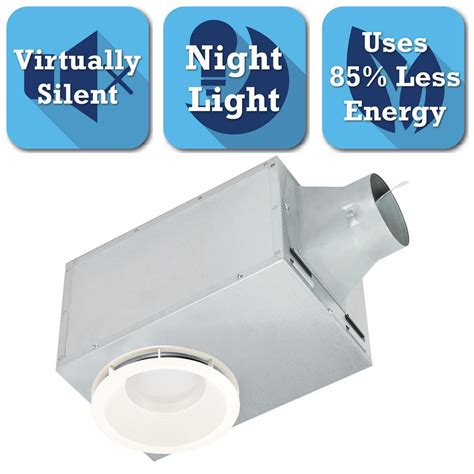 This product is energy star certified and complies with several other standards and codes such as leed and washington. Delta Breez 80 CFM Recessed Ceiling Bathroom Exhaust Fan ...