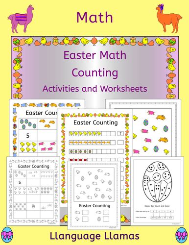 Easter Math Counting Teaching Resources