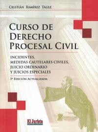 Curso De Derecho Procesal Civil Incidentes Medidas Cautelares Civiles