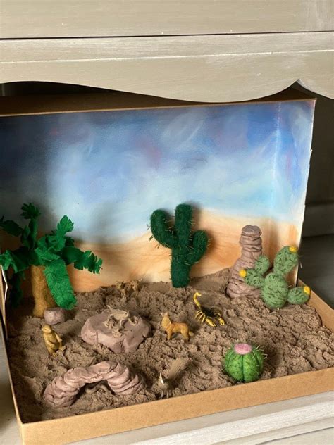 Biome Dioramas With His Grace Habitats Projects Desert Diorama