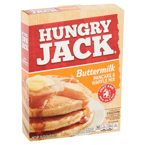 Hungry Jack Complete Buttermilk Pancake And Waffle Mix 32oz Box Garden Grocer