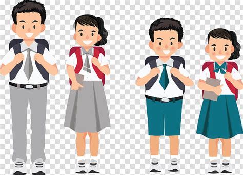 School Children In Uniform Clipart