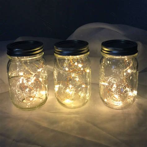 175 20 Or 39 Mason Jar Led Strands Wedding Fairy Lights For