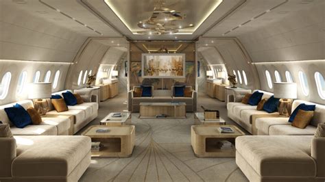 see 4 private jets with the most advanced interior design